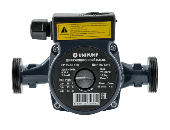Насос циркуляционный UNIPUMP (отопл) СР 25-40 180