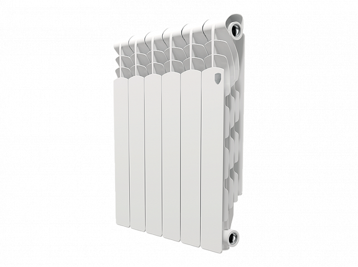 Радиатор Royal Thermo Revolution (алюминиевый) 500 6 секц белый Радиатор Royal Thermo Revolution (алюминиевый) 500 6 секц белый