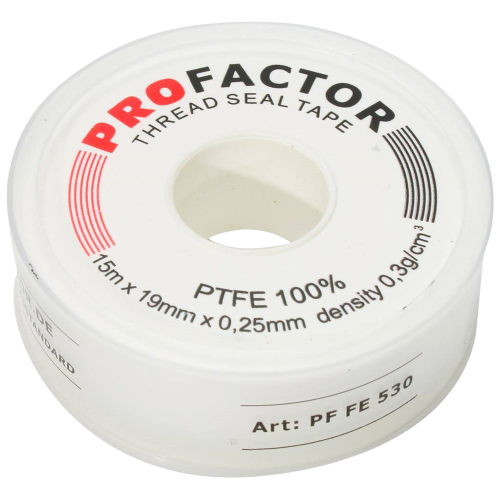 Фум лента для воды ProFactor 19мм*0,25мм 15м (530) (169833)