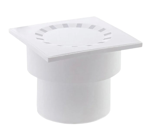 Трап 110 пластиковый вертикальный 150х150 (STY-110B)