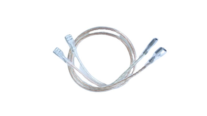 Биметаллический кабель прерывателя 800 мм (2х0,75 с 4 клемами)