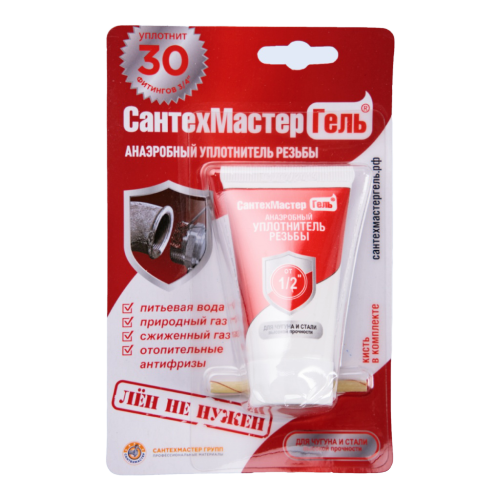 Гель СантехМастер 60г. красный