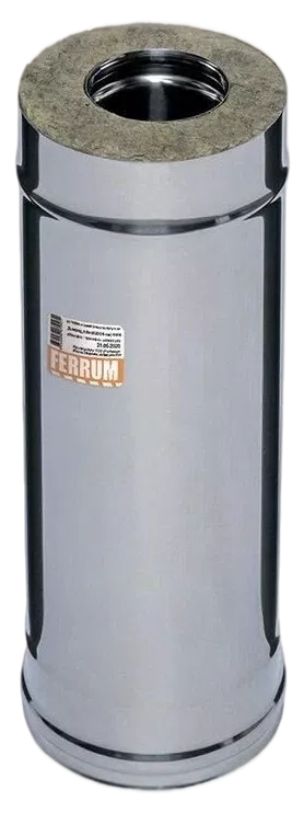 Сэндвич труба Феррум 0,5 мм Ф 115х200 L=0,5м