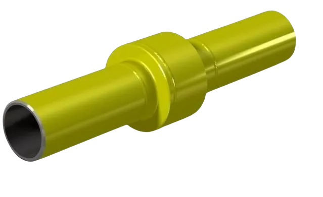 Изолирующее соединение желтое "ИСВВ" ДУ-25(1") муфта
