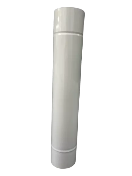 Труба Ф 115 0,62м белая эмаль