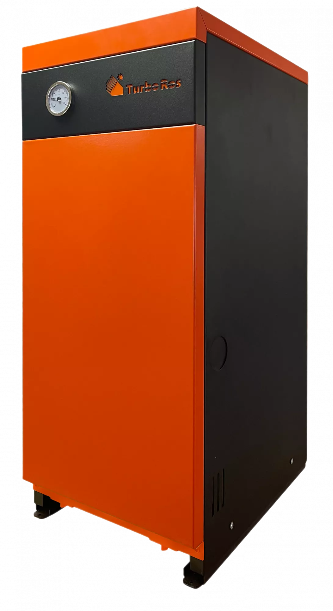 Напольный газовый котел Барс 12,5 квт оранжево-черный