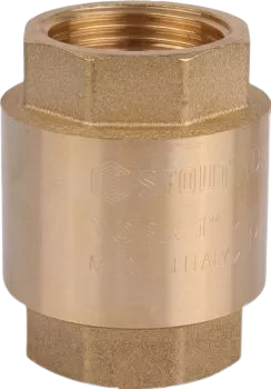 Обратный клапан STOUT 1/2 пружинный муфтовый с пластиковым седлом SVC-0012-000015