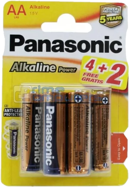Батарейки Panasonic LR6 Alkaline Power BL*6 (блистер 6шт)