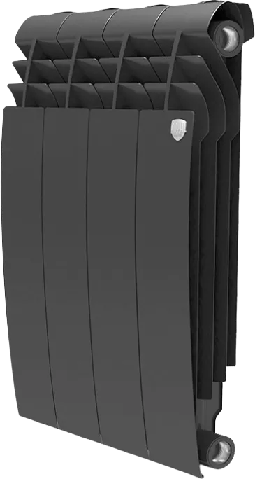 Радиатор Royal Thermo BiLiner (Noir Sable) 500 4 секц черный