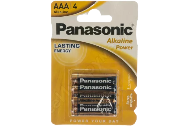Батарейки Panasonic LR03 AAA Alkaline Power (спайка 4шт)